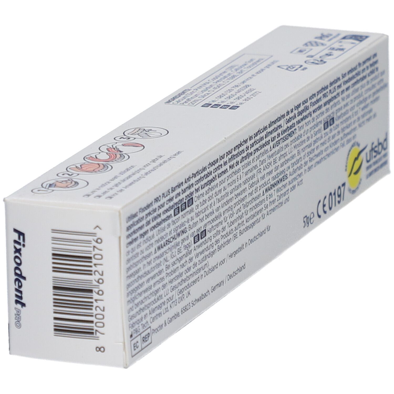 Fixodent Pro Plus Anti-Partikel-Barriere Geschmack Neutral