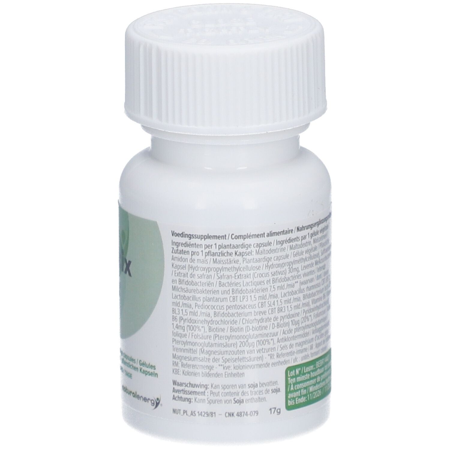 Natural Energy Labotix – Gehirnkapseln mit Safran, Biotin und Probiotika