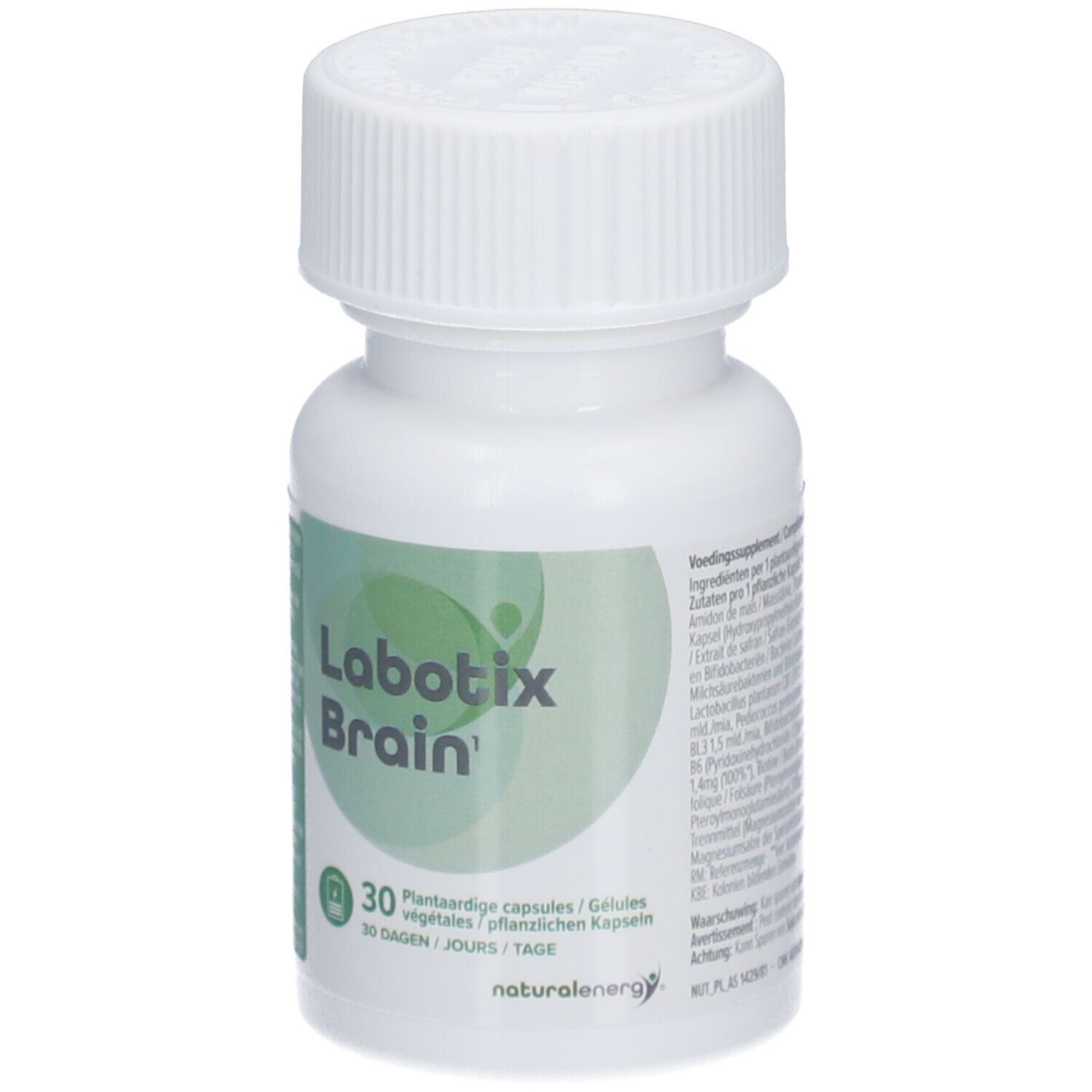 Natural Energy Labotix – Gehirnkapseln mit Safran, Biotin und Probiotika