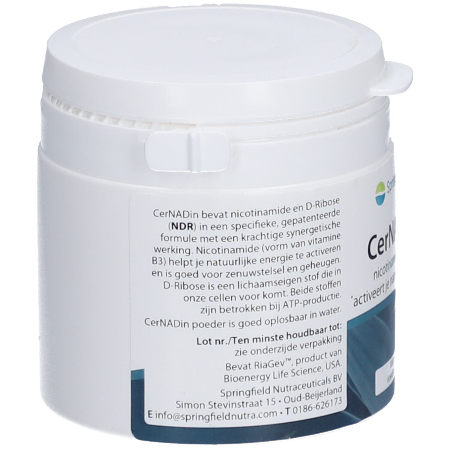 Springfield CerNADin (NDR) Nicotinamid & D-Ribose