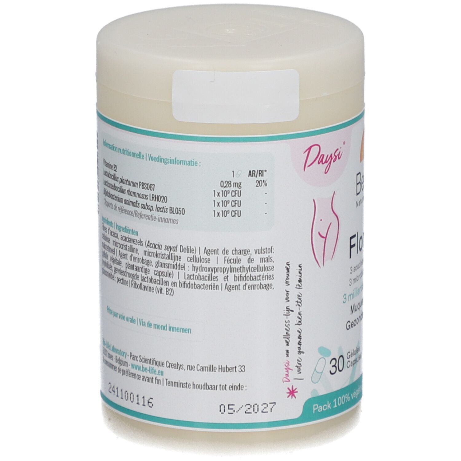 Be-Life Floraline – 30 Kapseln mit 3 Milliarden CFU & Vitamin B2