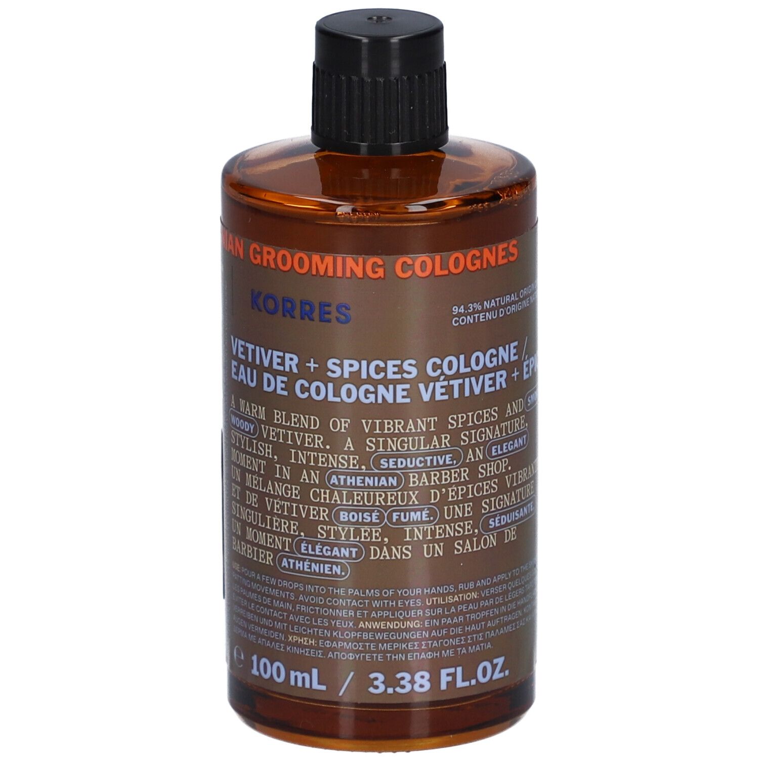 Korres Eau de Cologne Vetiver + Kruiden