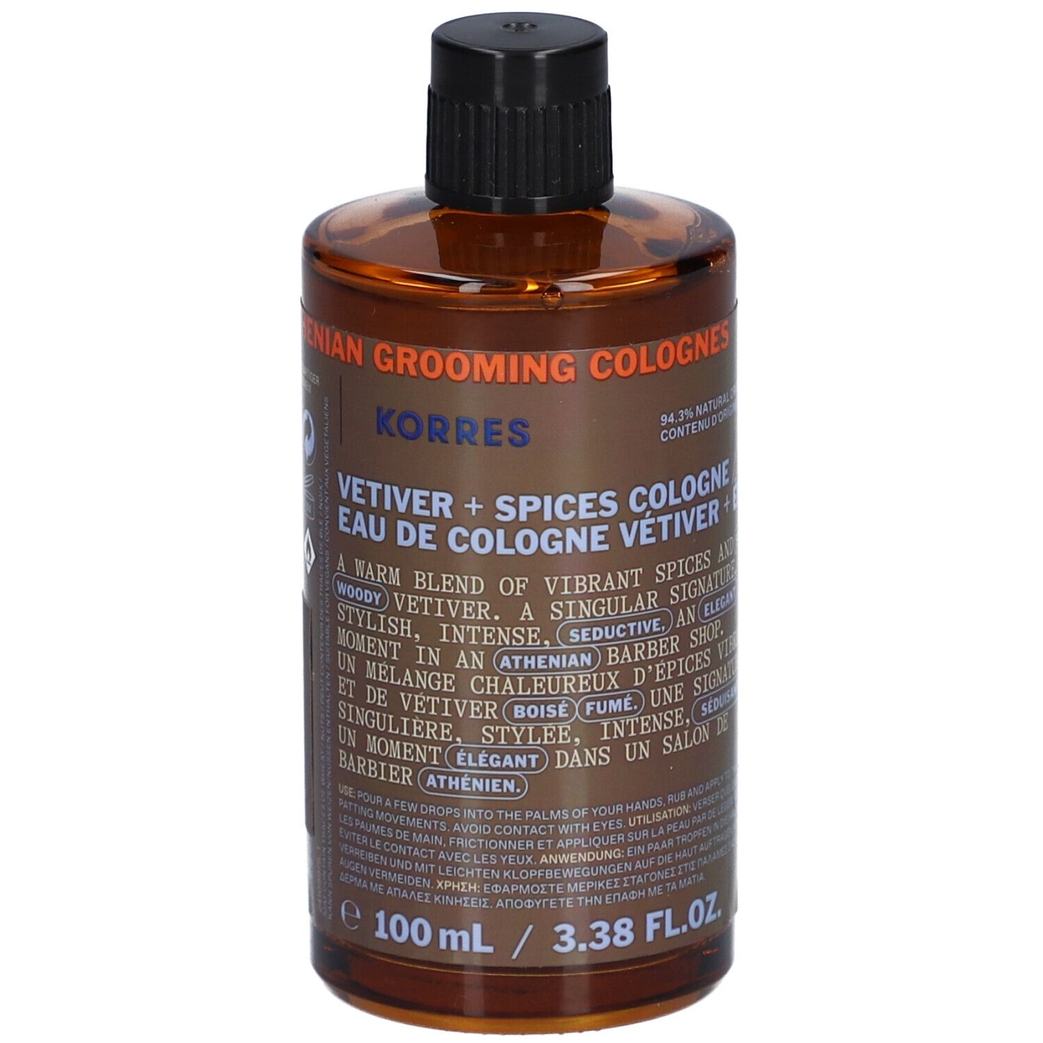 Korres Eau de Cologne Vetiver + Kruiden