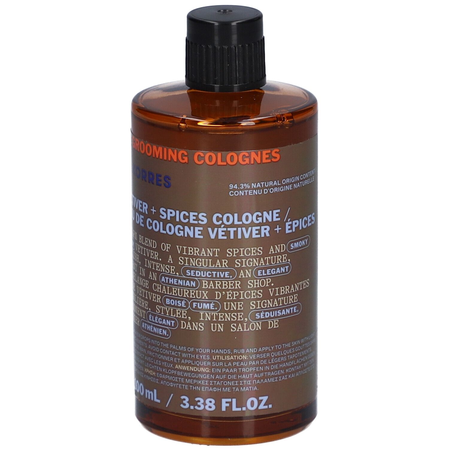 Korres Eau de Cologne Vetiver + Kruiden
