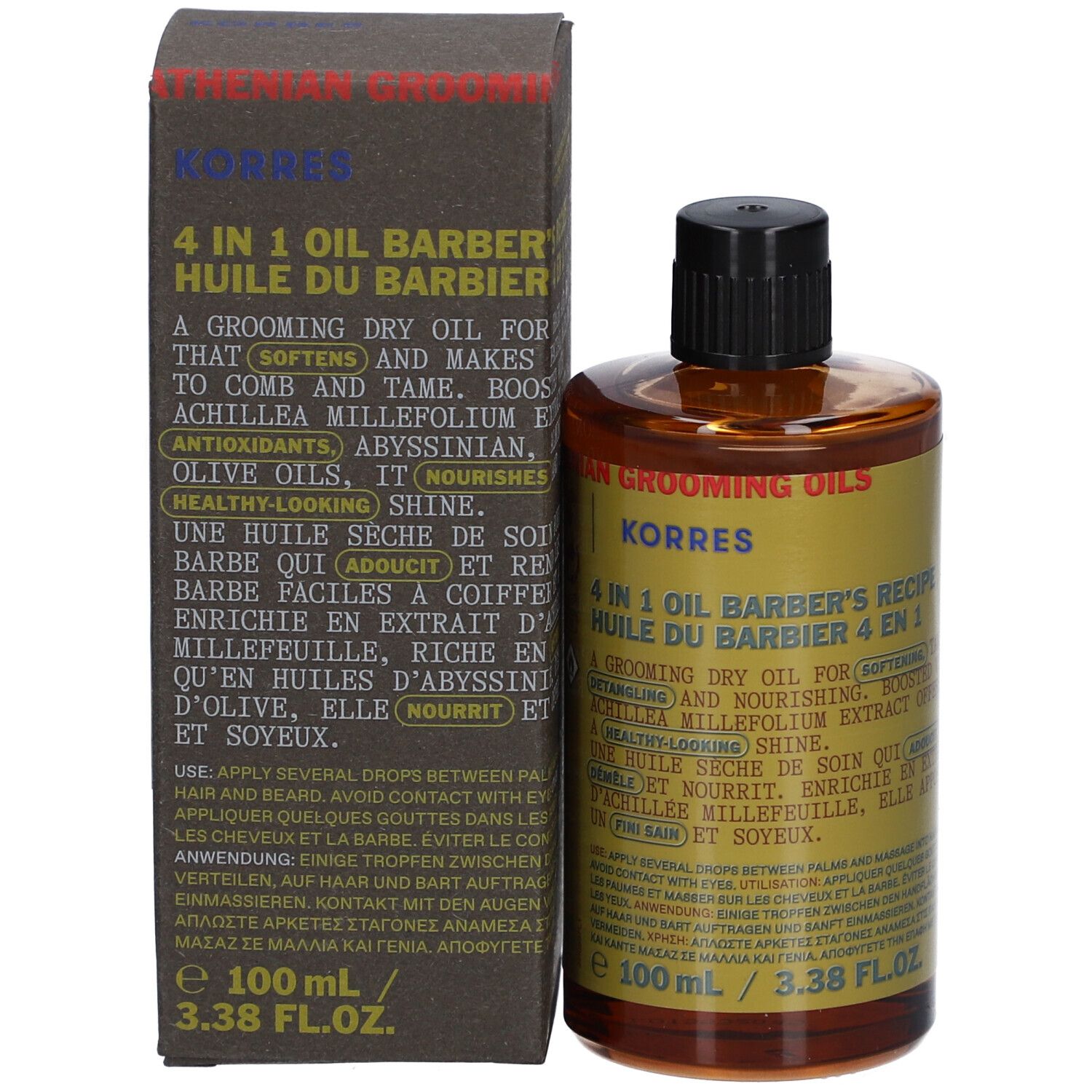 Korres 4-in-1-Bartöl Schafgarbe