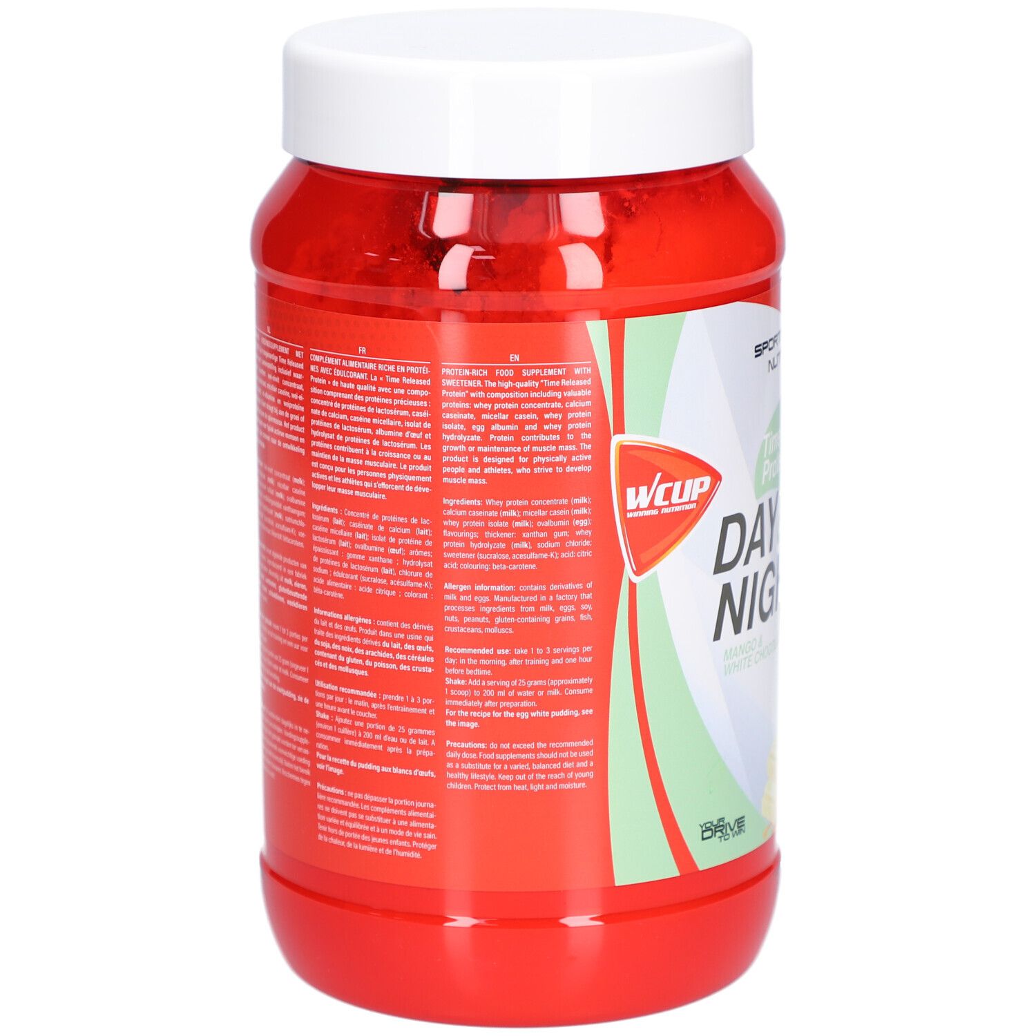 WCUP Time Released Protein Tag & Nacht