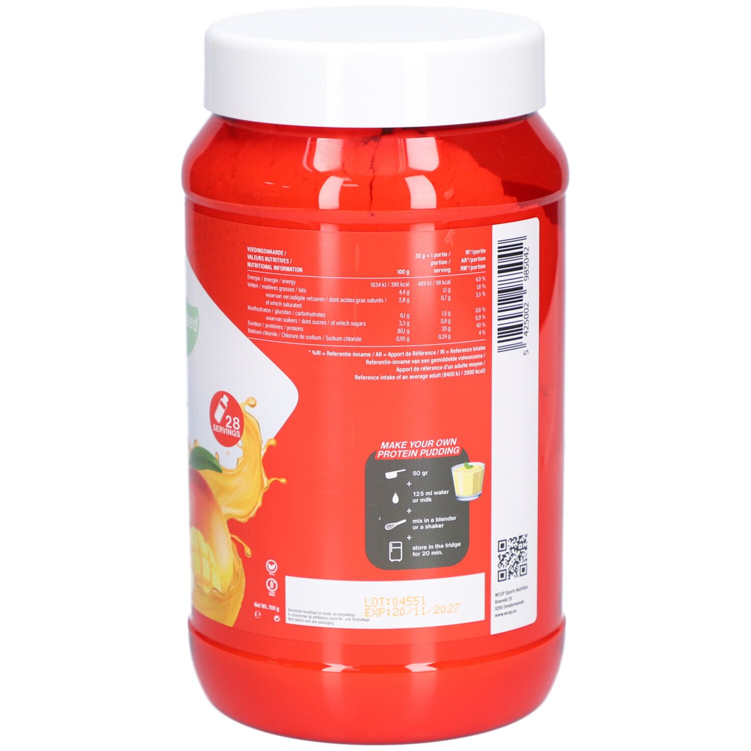 WCUP Time Released Protein Tag & Nacht