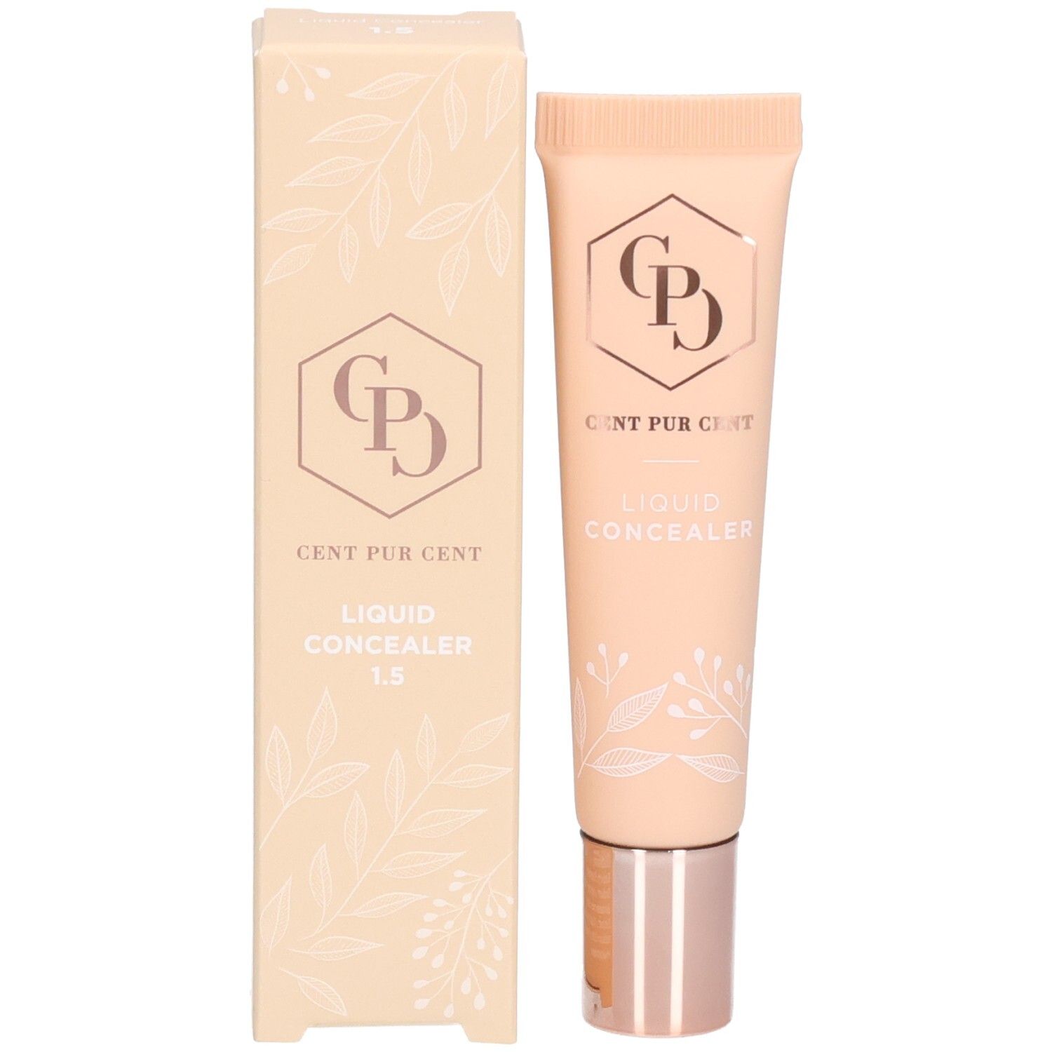 Cent Pur Cent Liquid Concealer Tube und Verpackung.