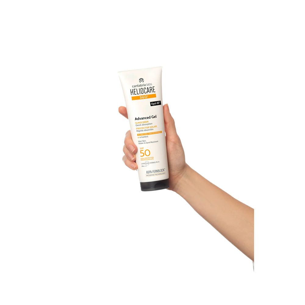 Heliocare 360 ° Advanced Gel SPF 50 + Protection solaire à absorption rapide