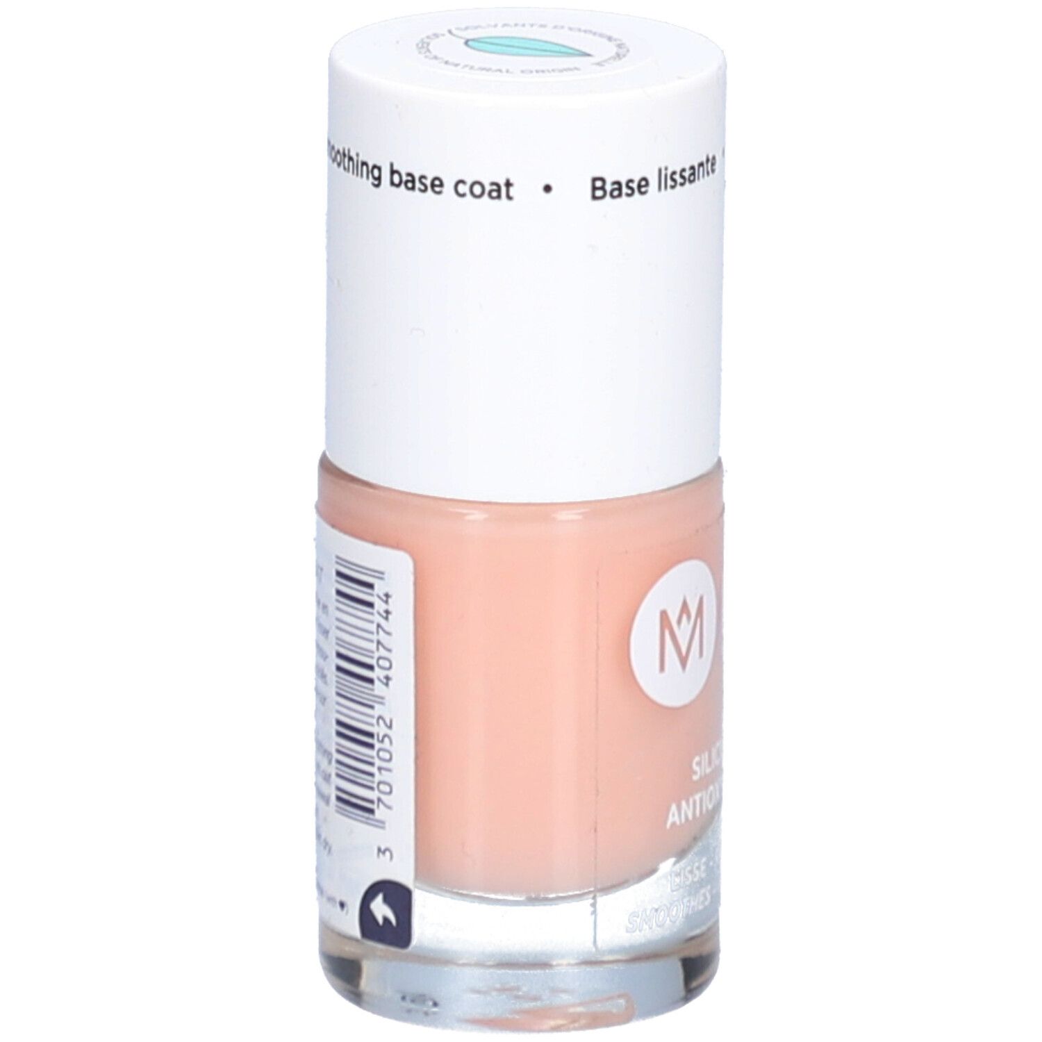 MEME Cosmetics Base lissante Vao. Flasche mit rosa Inhalt und weißem Deckel. Aufschrift: Silicium & Antioxidants.