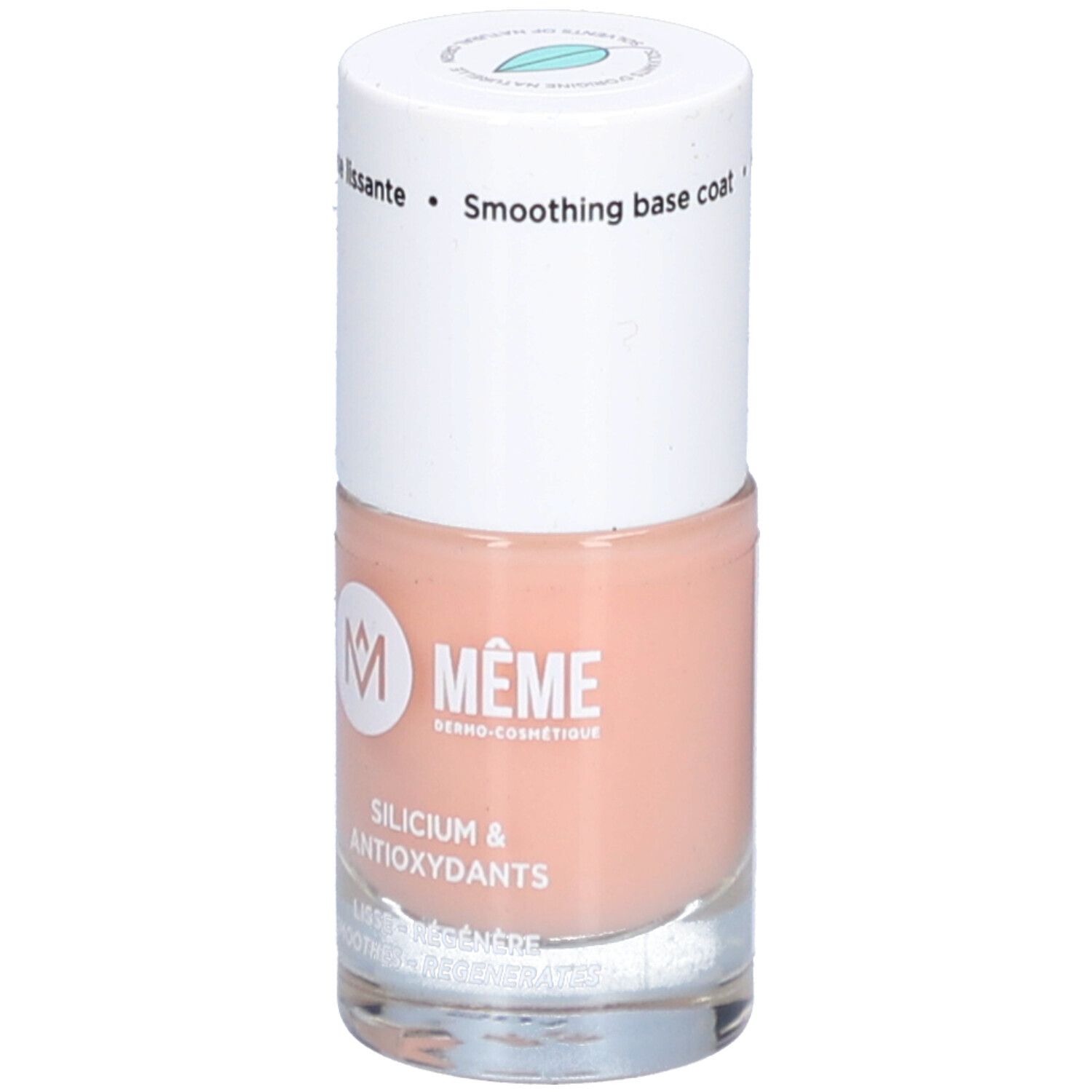 MEME Cosmetics Base lissante Vao. Flasche mit rosa Inhalt und weißem Deckel. Aufschrift: Silicium & Antioxidants.