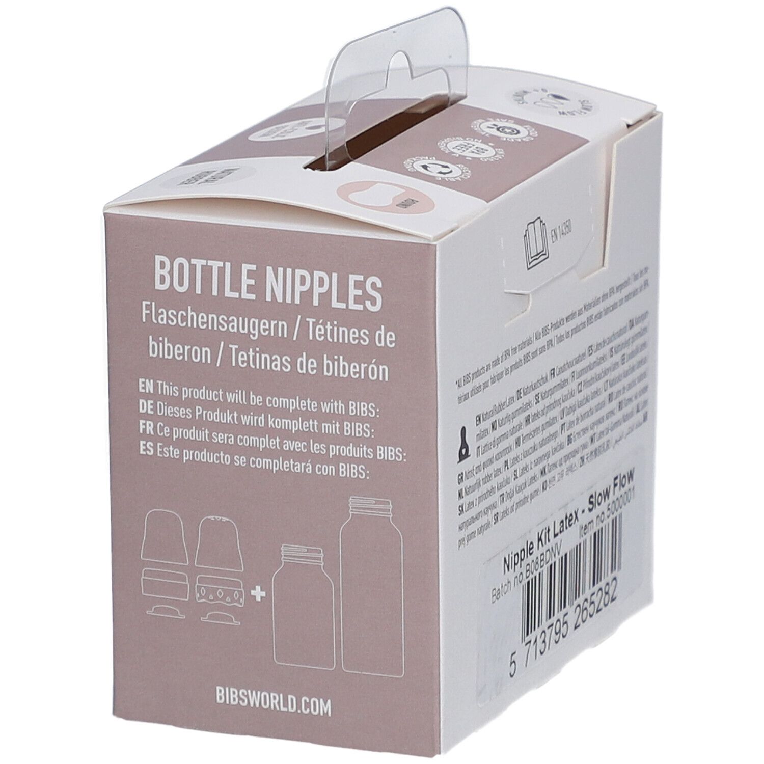 BIBS Flaschensauger Latex 2er-Pack