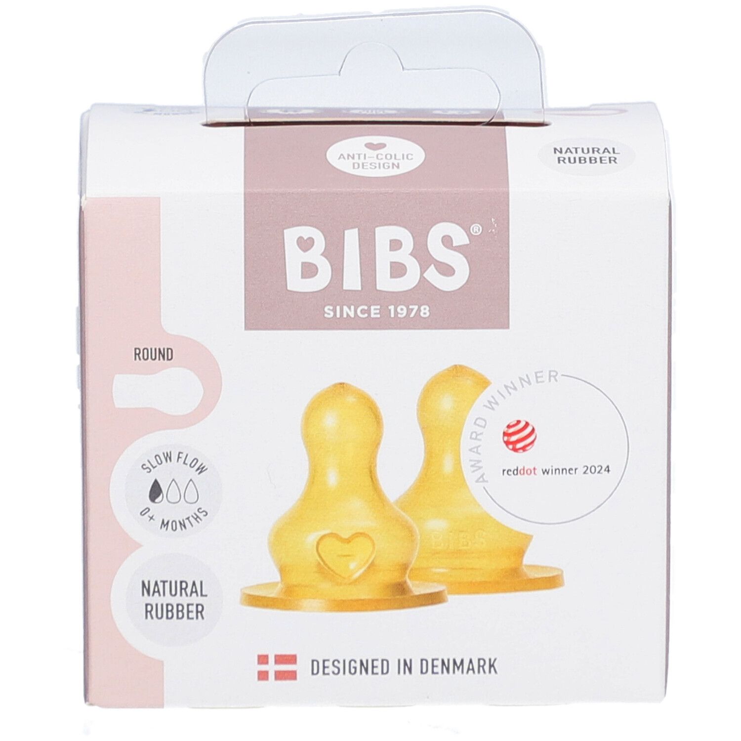 BIBS Flaschensauger Latex 2er-Pack