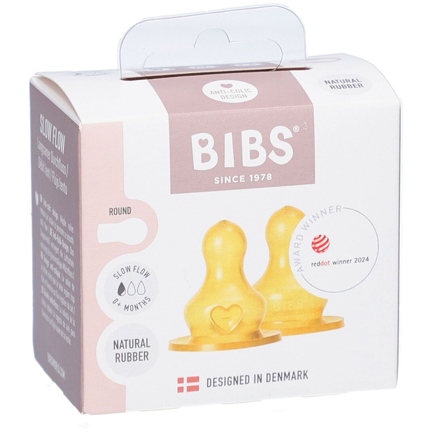 BIBS Flaschensauger Latex 2er-Pack