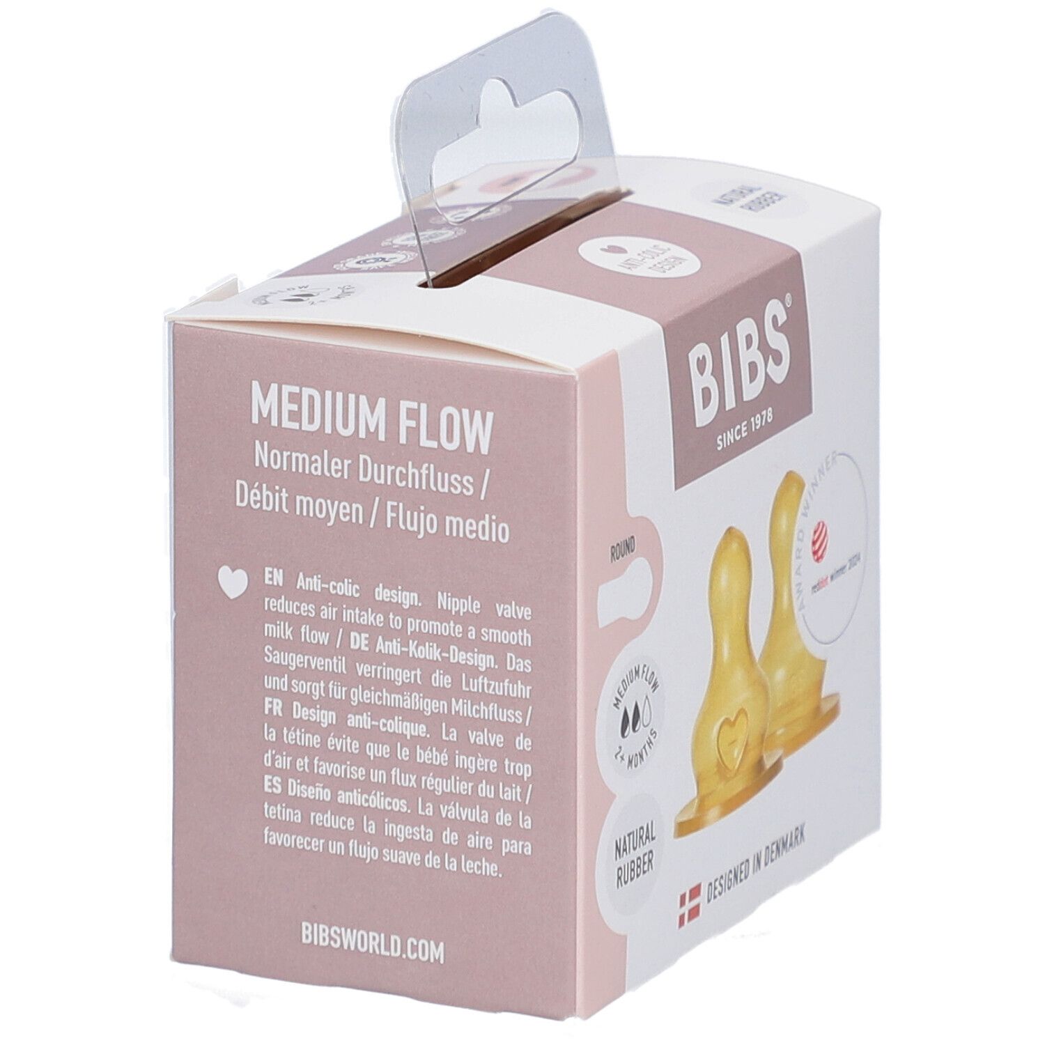 BIBS Flaschensauger Latex 2er-Pack