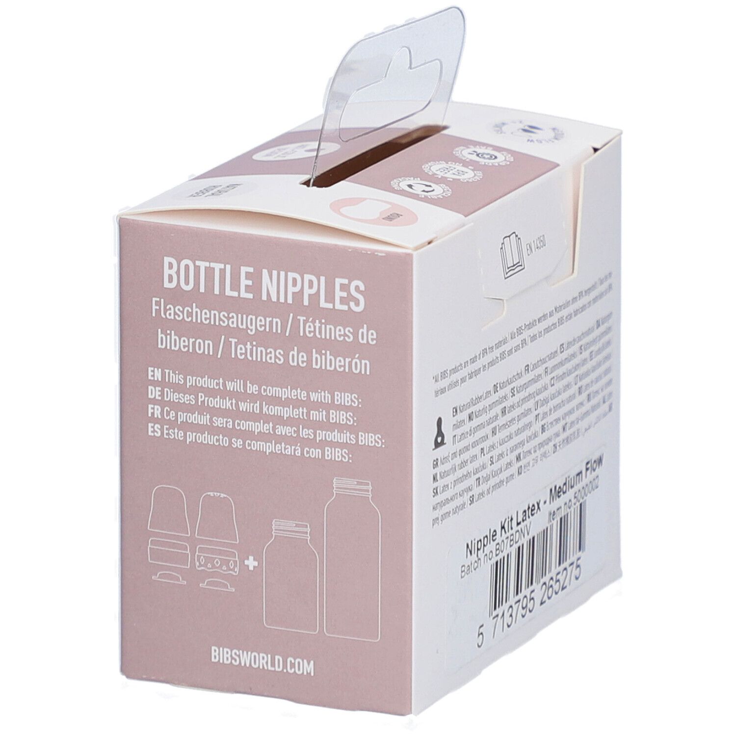 BIBS Flaschensauger Latex 2er-Pack