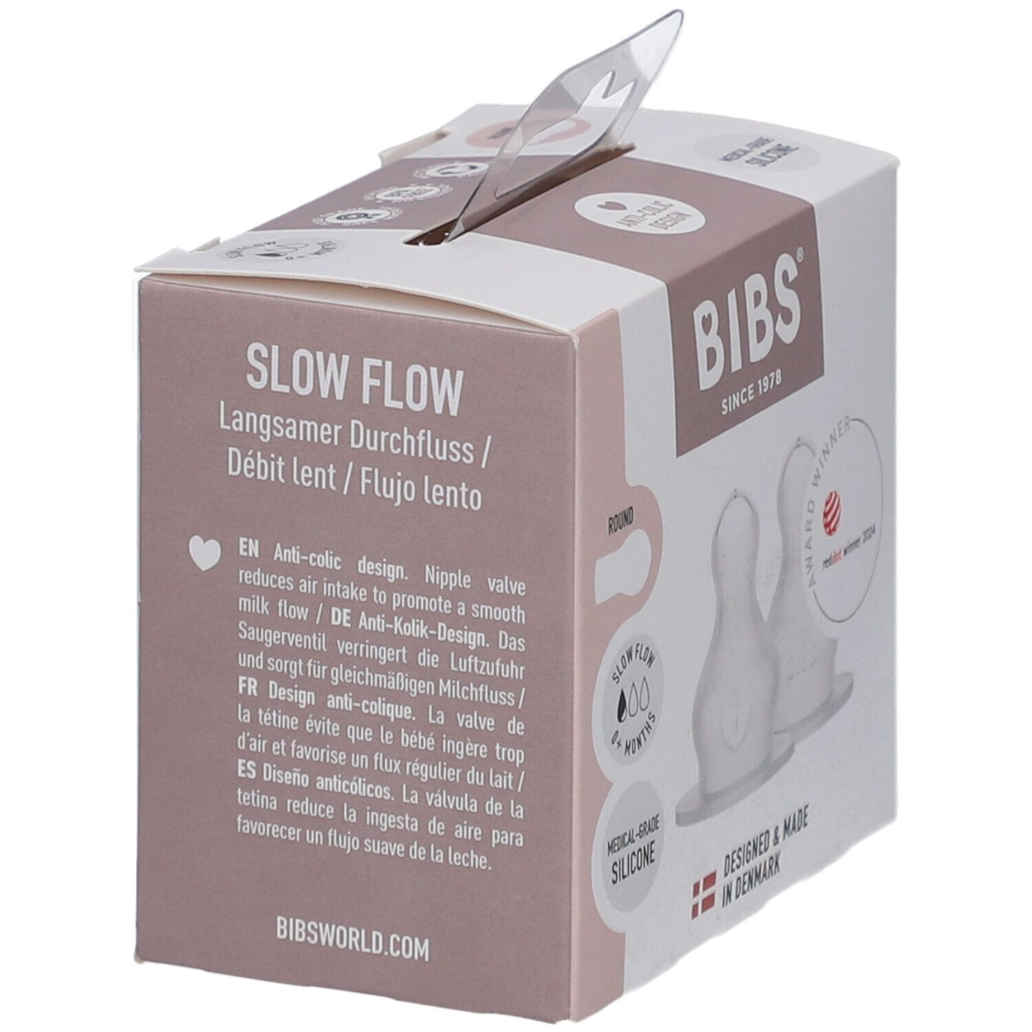 BIBS Flaschensauger Silikon 2er-Pack