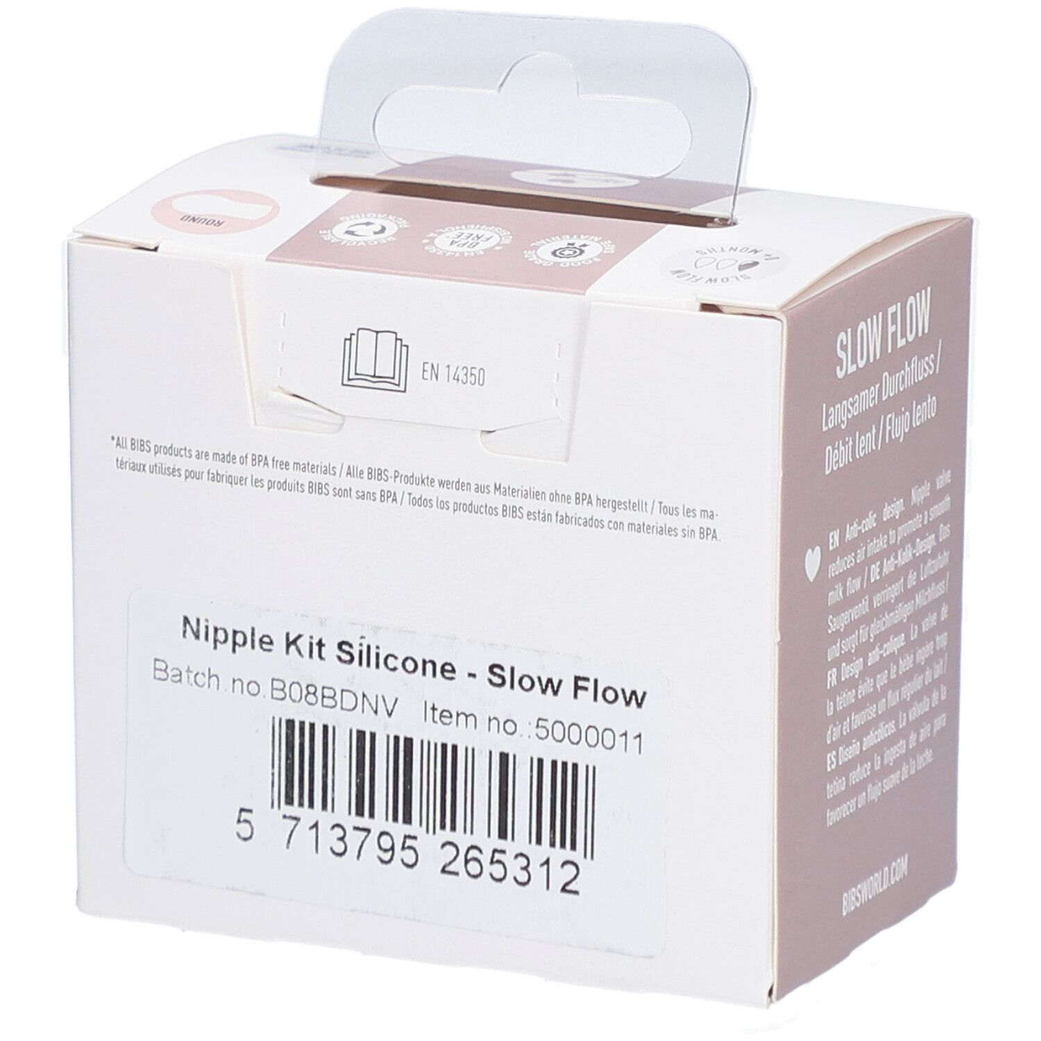 BIBS Flaschensauger Silikon 2er-Pack
