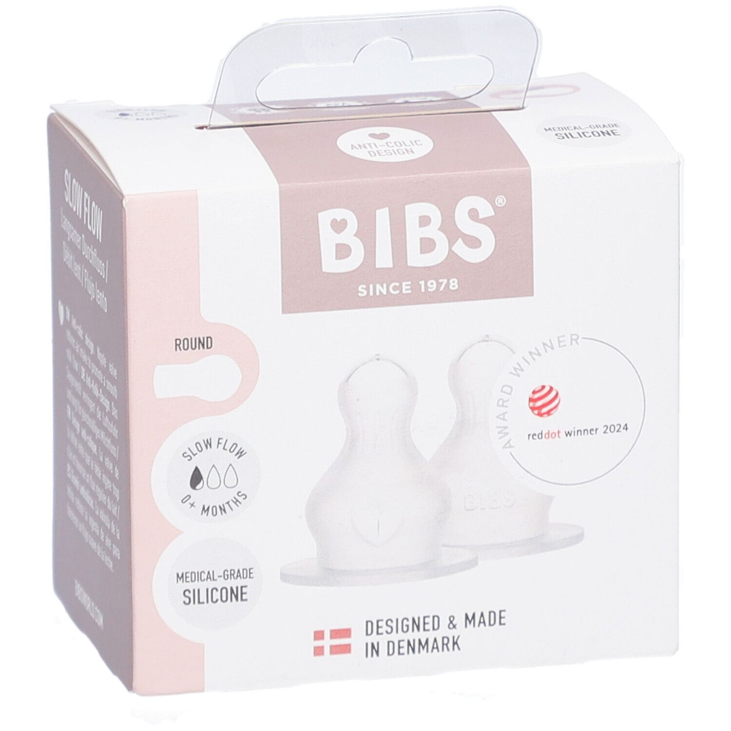BIBS Flaschensauger Silikon 2er-Pack