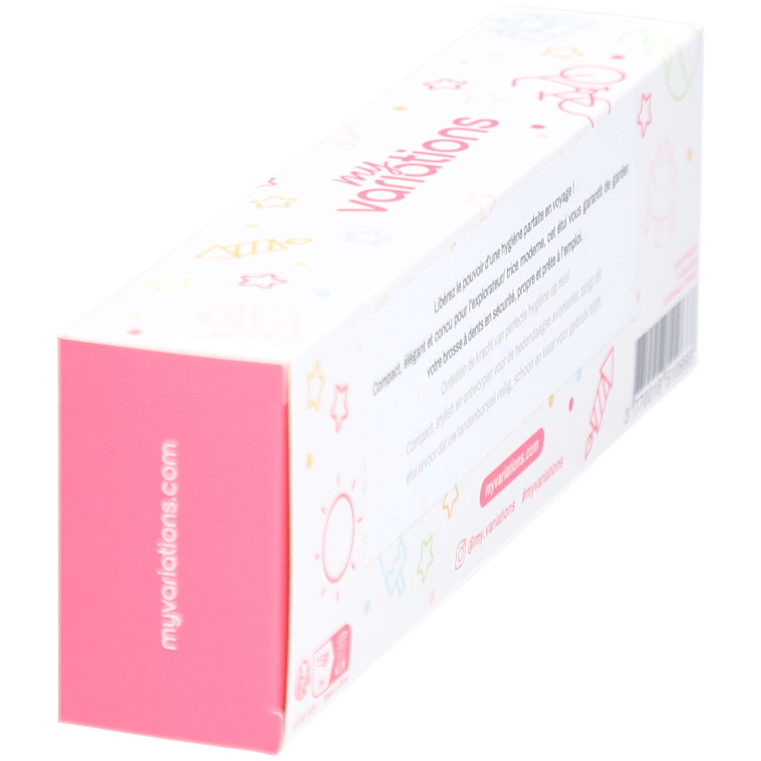 MyVariations Tragetasche für Kinderzahnbürste Rosa
