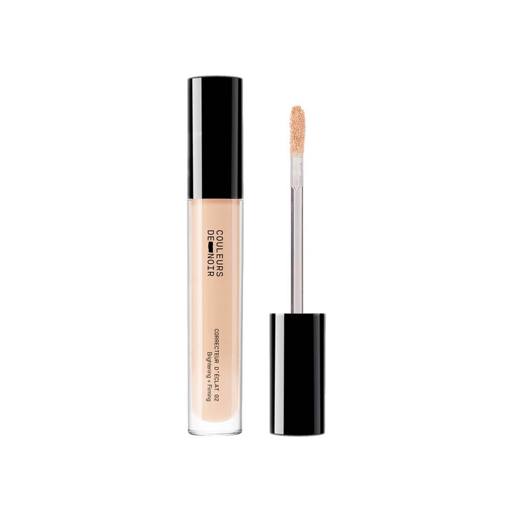 Correcteur de teint avec applicateur. Inscription: COULEURS DE NOIR, Correcteur d’éclat 02 Naturel. Liquide clair.