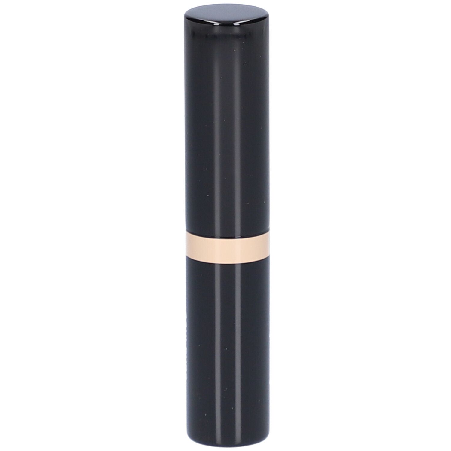 Schwarzer Concealer-Stick mit beigem Band.
