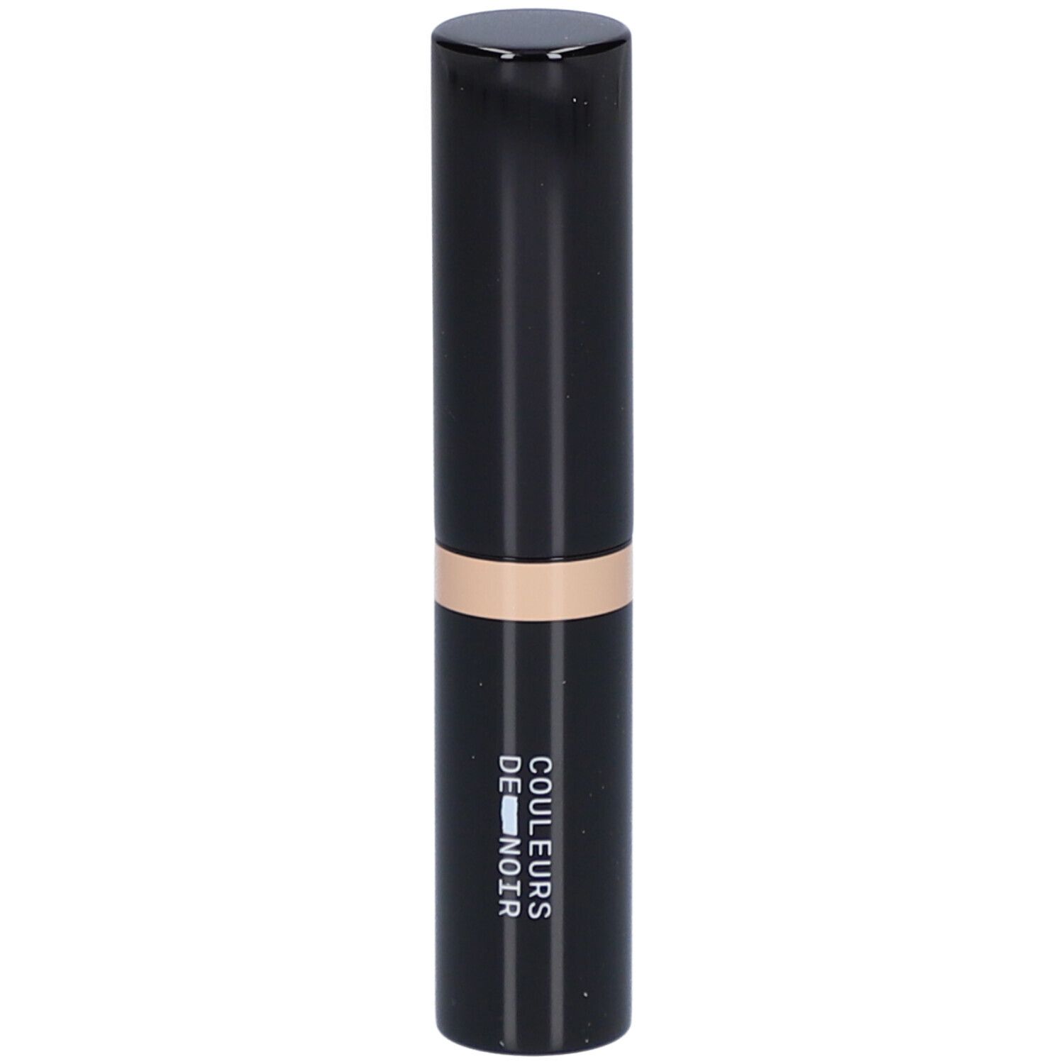Schwarzer Contour Stick mit goldfarbenem Band. Aufschrift: COULEURS DE NOIR.