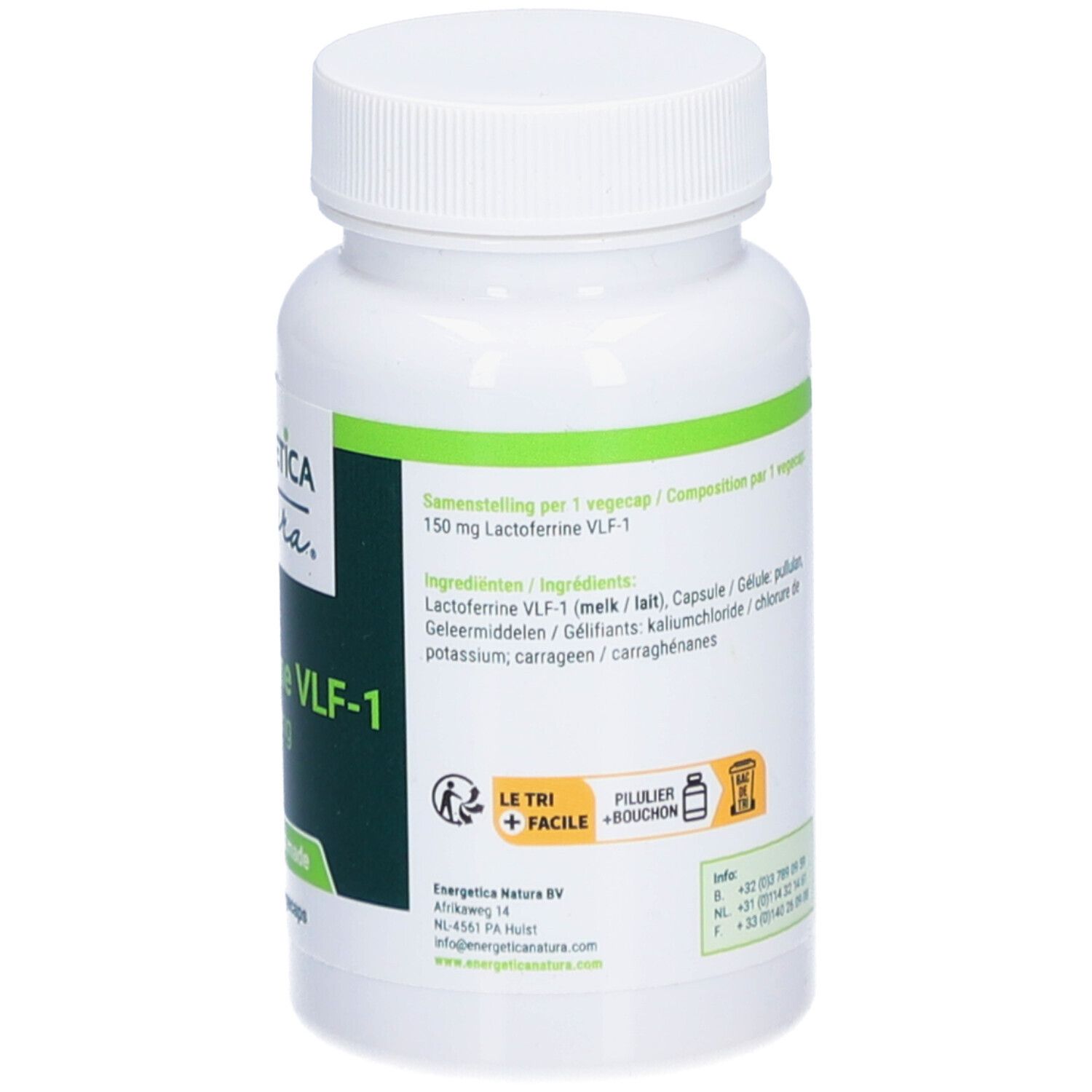 Energetica Natura® Lactoferrin VLF-1 500 mg