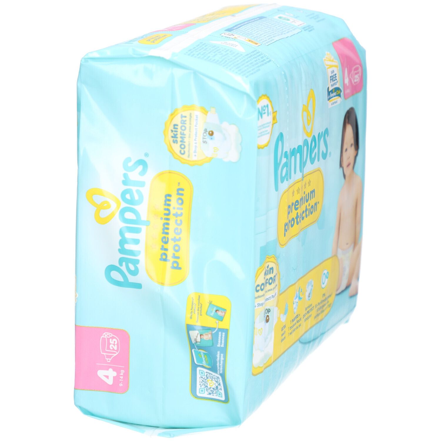 Pampers Premium Protection™ Taille 4 (9-14 kg)