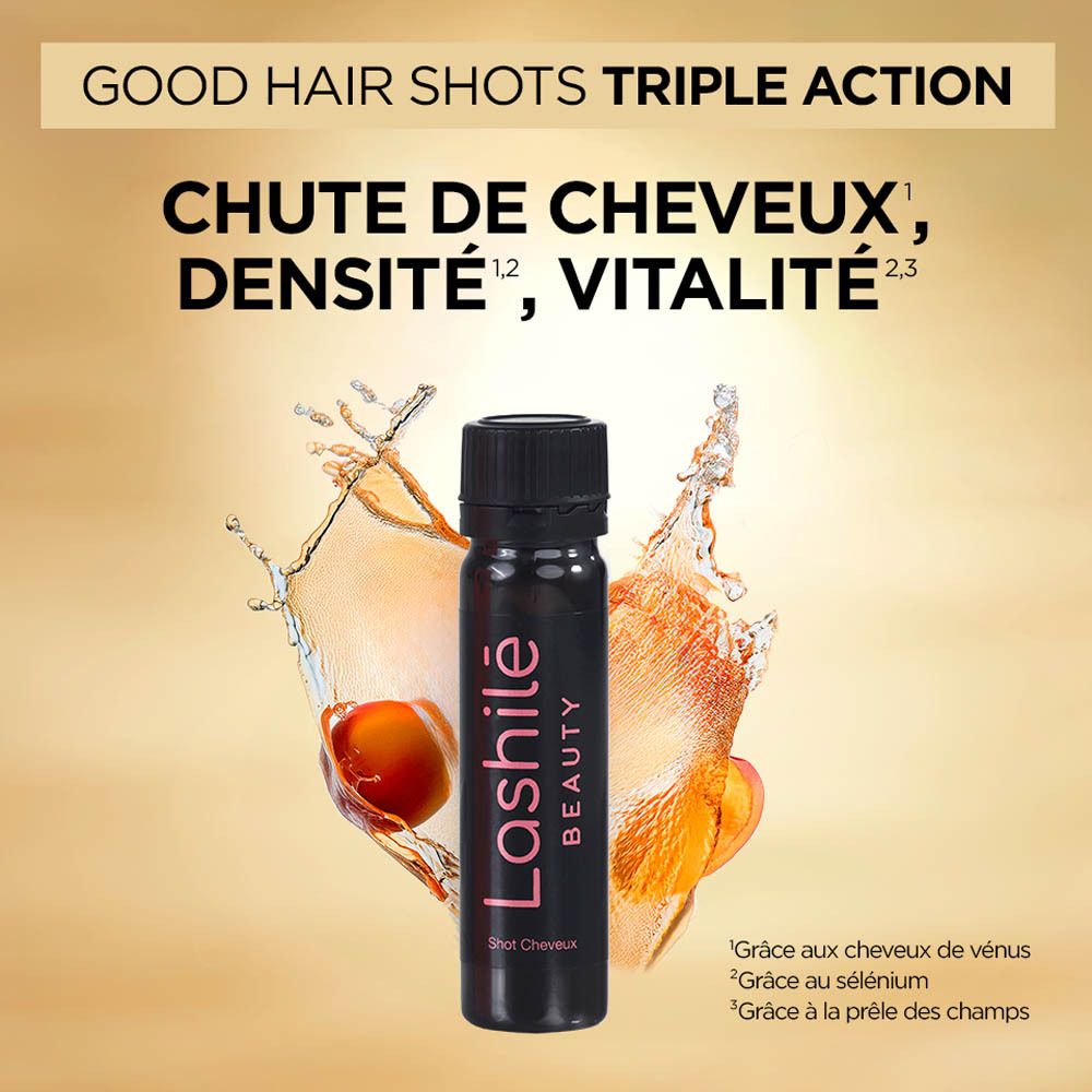 Produit avec ingrédients. Contient cheveux de Vénus, sélénium et prêle.