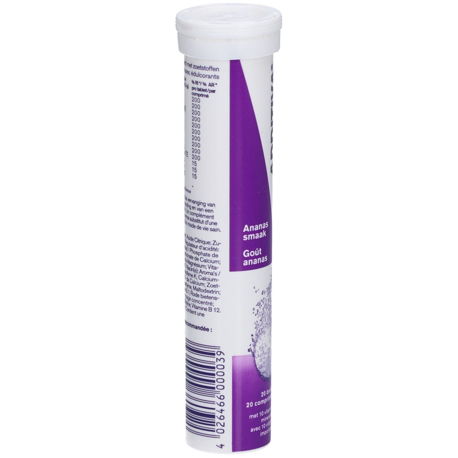 Additiva Multivitamine + Mineralien + Koffein - Ananas Geschmack