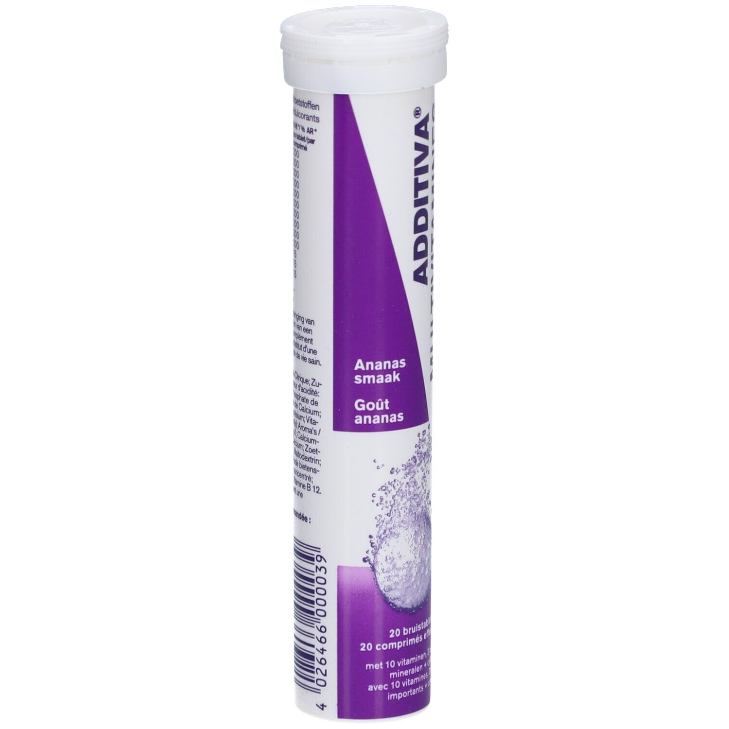 Additiva Multivitamine + Mineralien + Koffein - Ananas Geschmack
