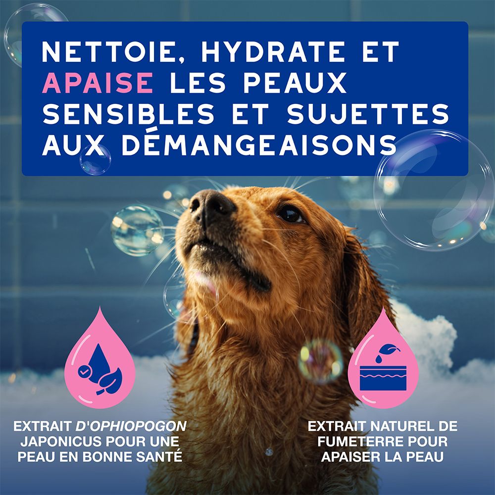 Bouteille de shampooing Douxo Spa Ultra-safe avec pompe, 250ml.