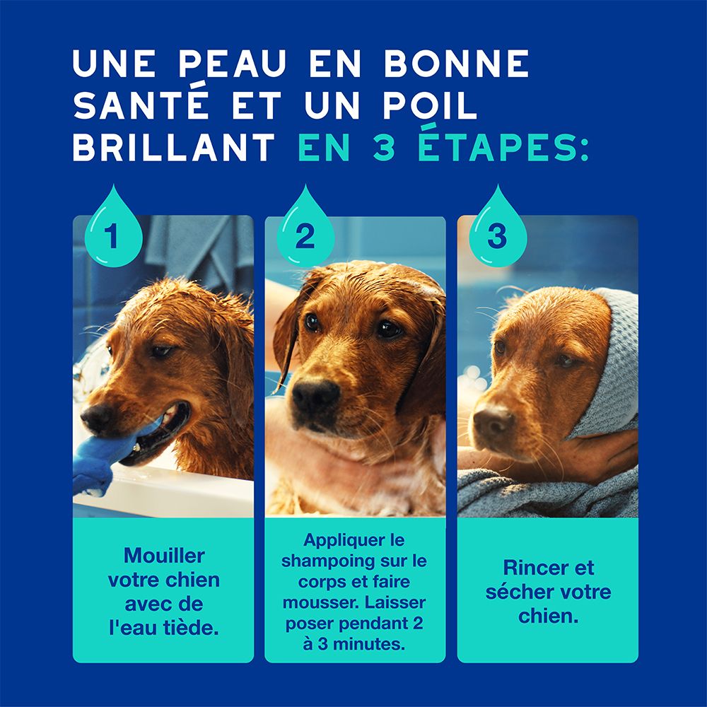Divers produits DOUXO. Texte : Une routine de soin complète DOUXO.