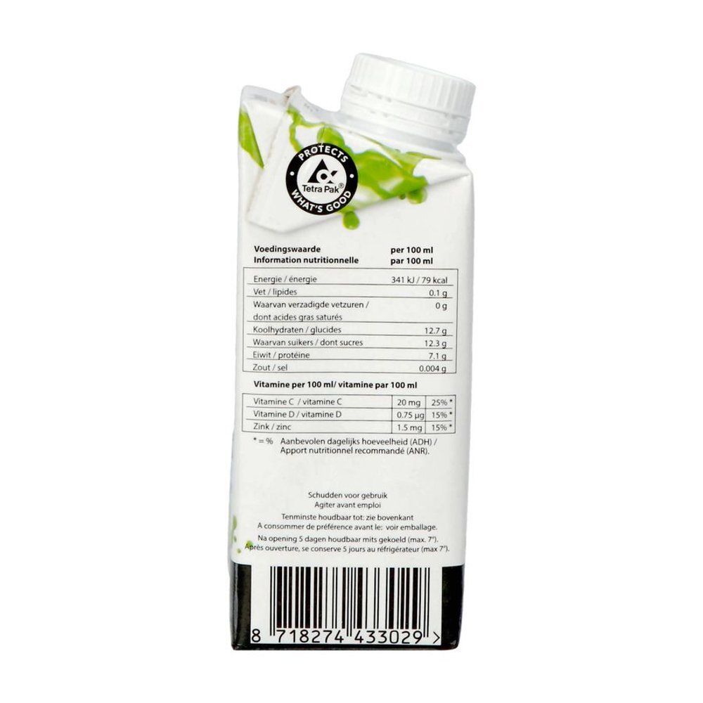 Frezzo Protein Cloudy Apple + Protein Drink, 0,2L. Nährwerte pro 100ml: 76 kcal, 12.7g Kohlenhydrate, 1.1g Protein.