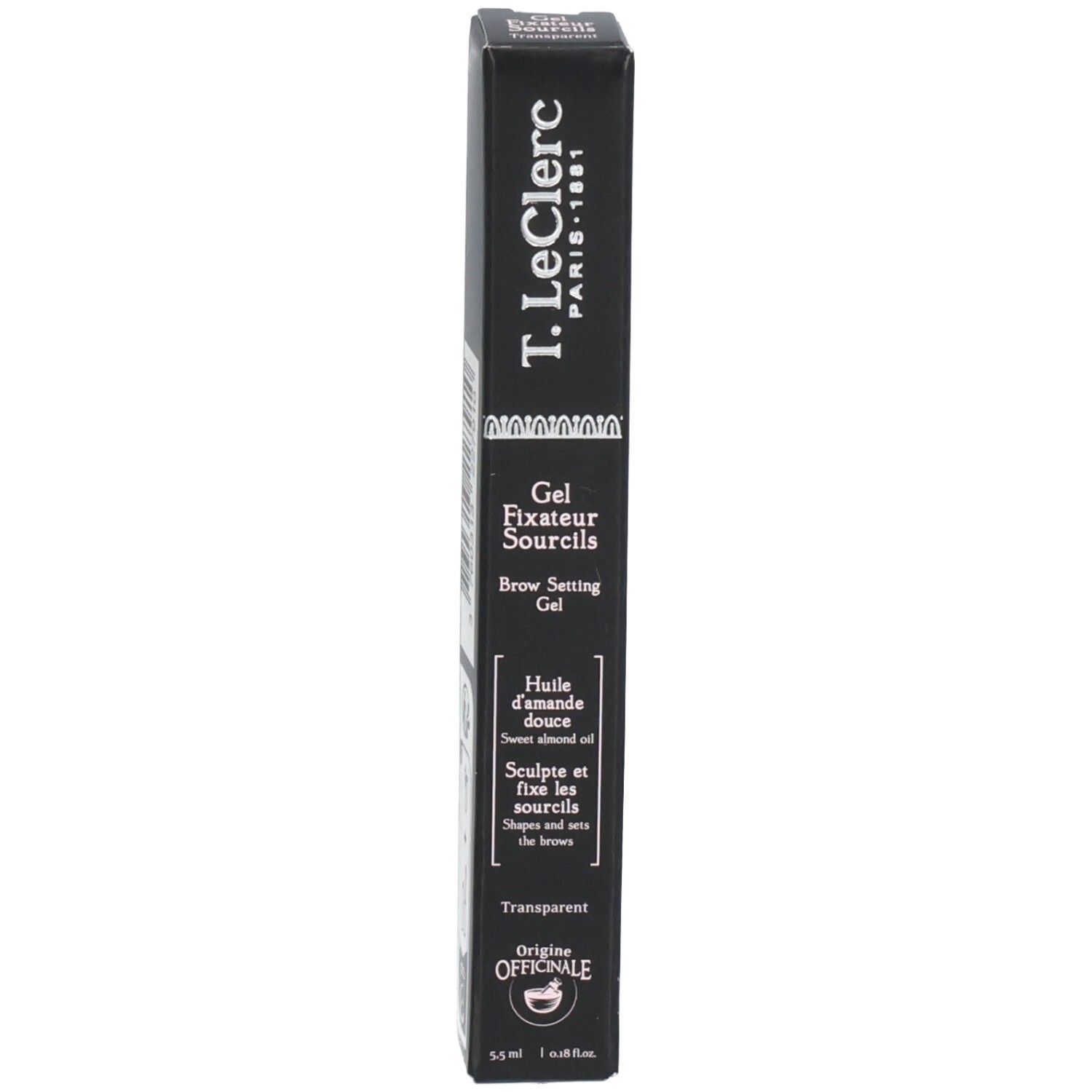 T.LeClerc Augenbrauengel, transparent, mit Mandelöl, 5.5ml.