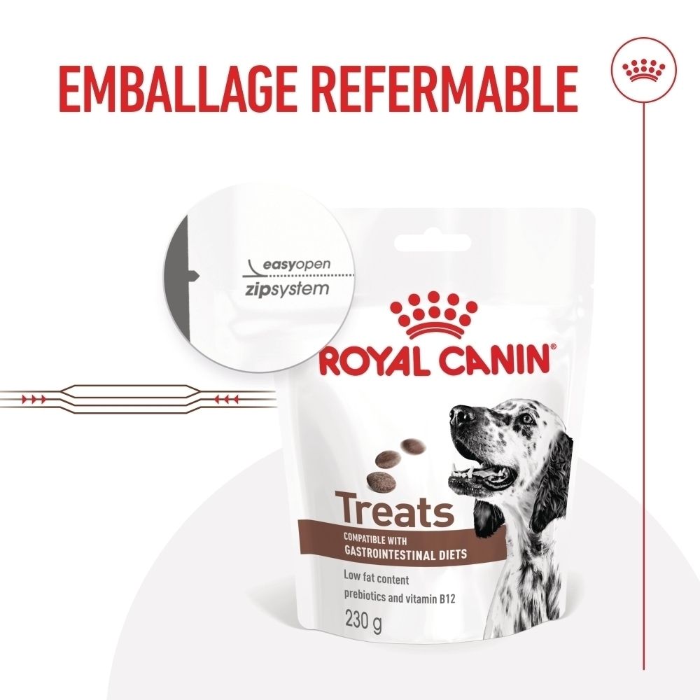 Royal Canin Hundeleckerlis, 230g Beutel mit Zipsystem. Für Magen-Darm-Diäten.