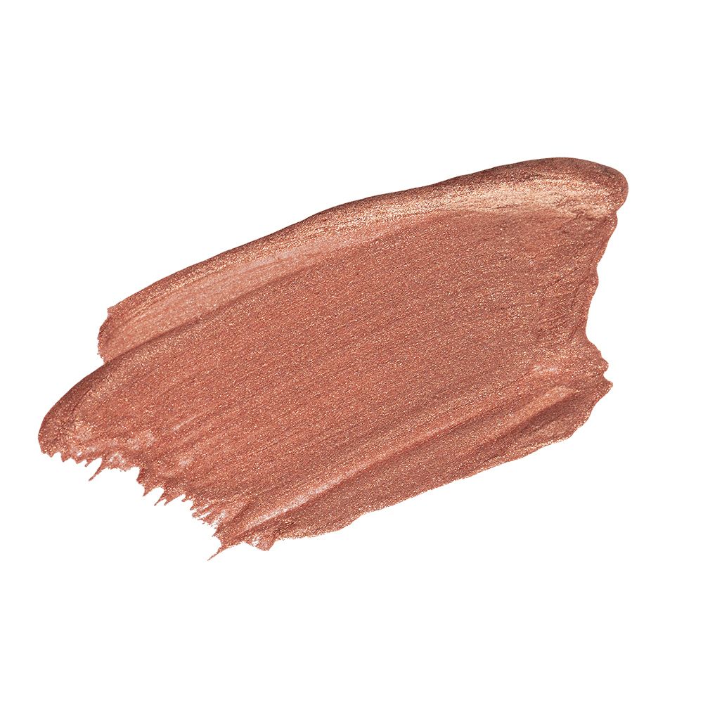 Trait d'eyelighter cuivré. Texture brillante.