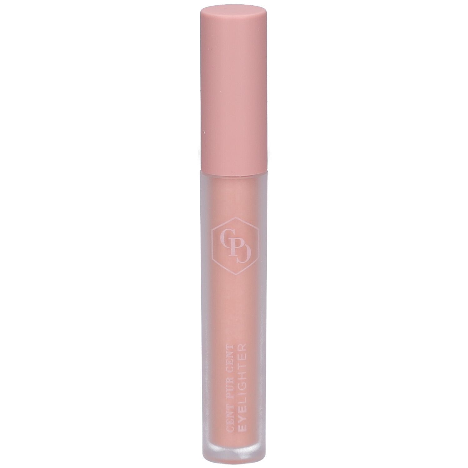 Rosa Eyelighter-Tube mit rosa Deckel. Aufschrift: CENT PUR CENT EYELIGHTER.