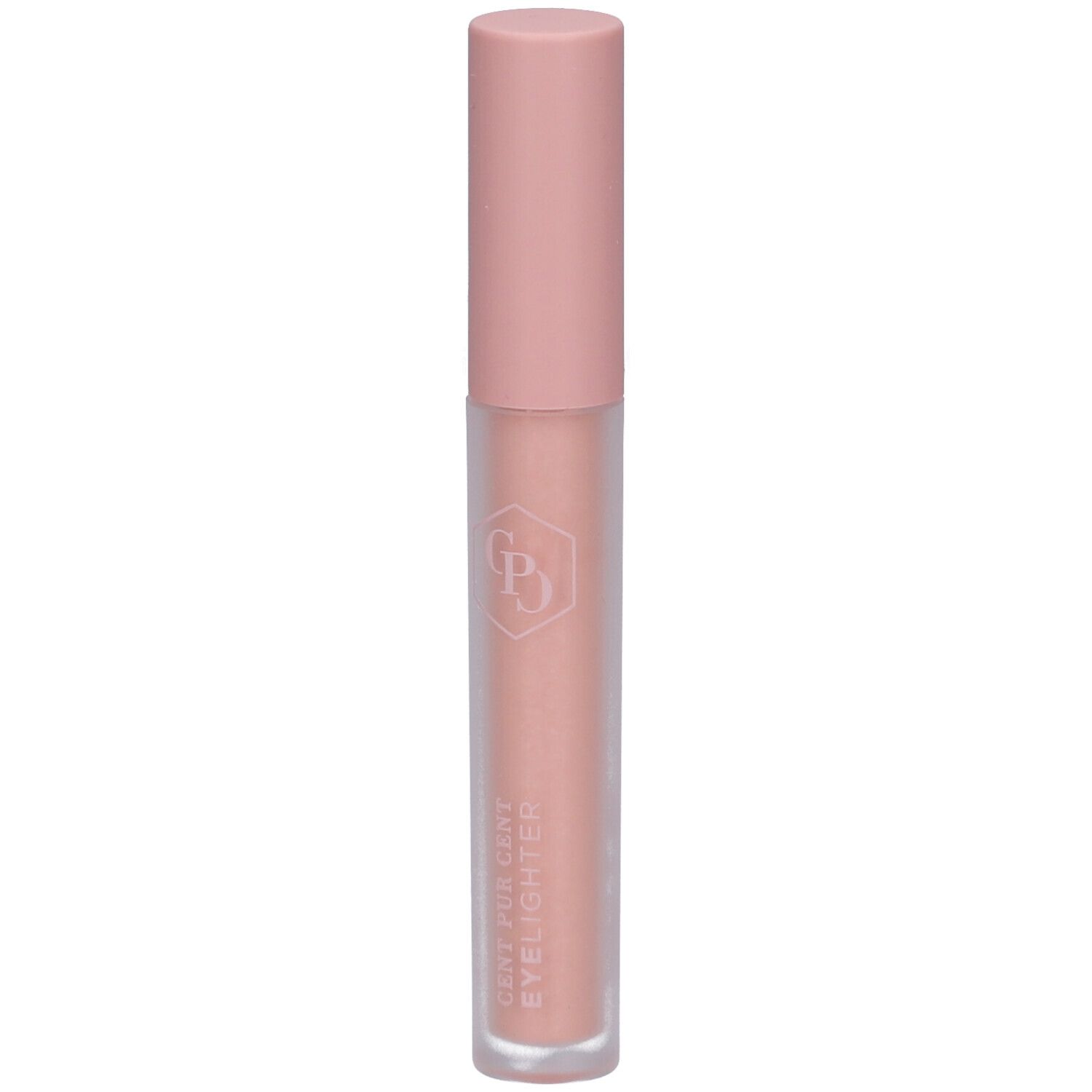 Rosa Eyelighter-Tube mit rosa Deckel. Aufschrift: CENT PUR CENT EYELIGHTER.