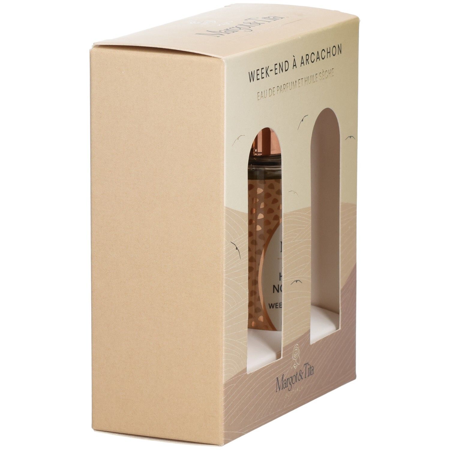 Box Margot & Tita : Eau de Parfum et Huile Sèche Nourrissante.