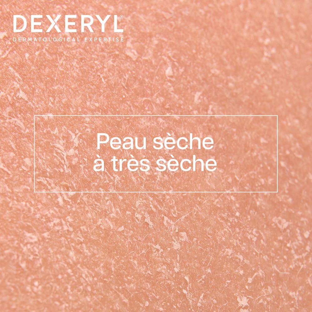 Dexeryl: Glycerol 5%. Hilft, den Wasserhaushalt der Haut zu erhalten.