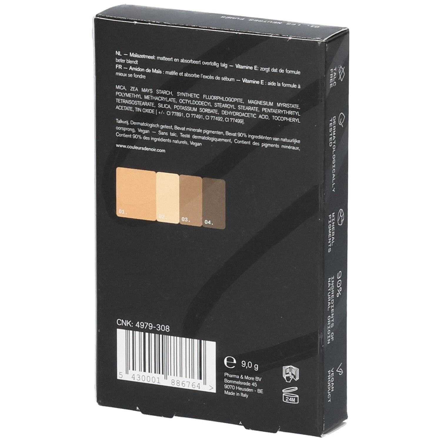 Schwarz-Farben – Farbpaletten – Rauchige Neutraltöne