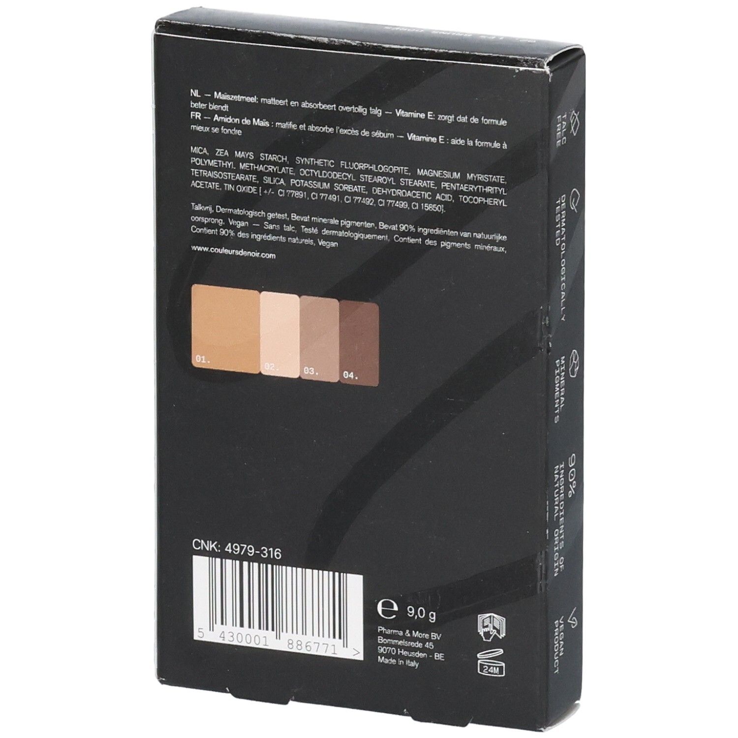 Schwarz-Farben – Farbpaletten – Goldbraune Töne