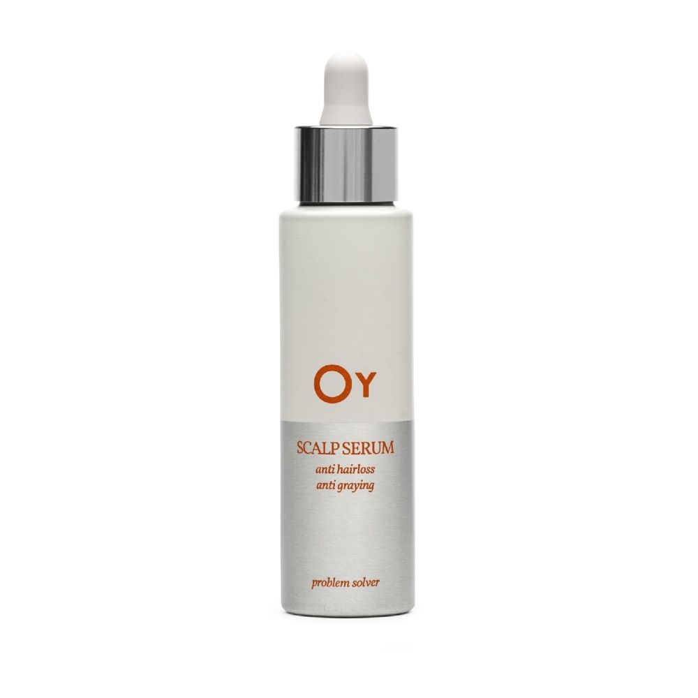 Flacon avec pipette : Sérum Oy pour cuir chevelu, anti-chute et anti-grisaillement.