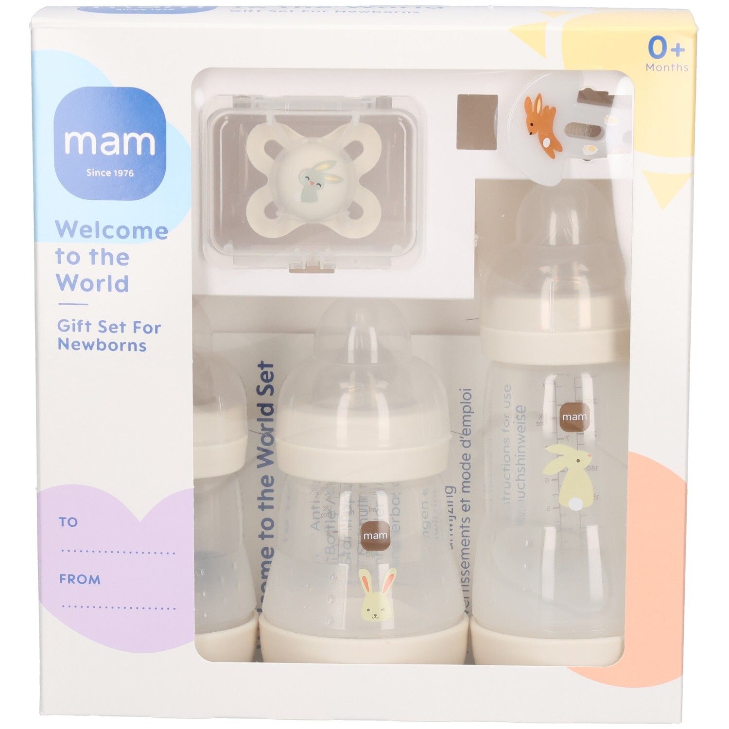 MAM „Willkommen auf der Welt“ Geschenkset, beige