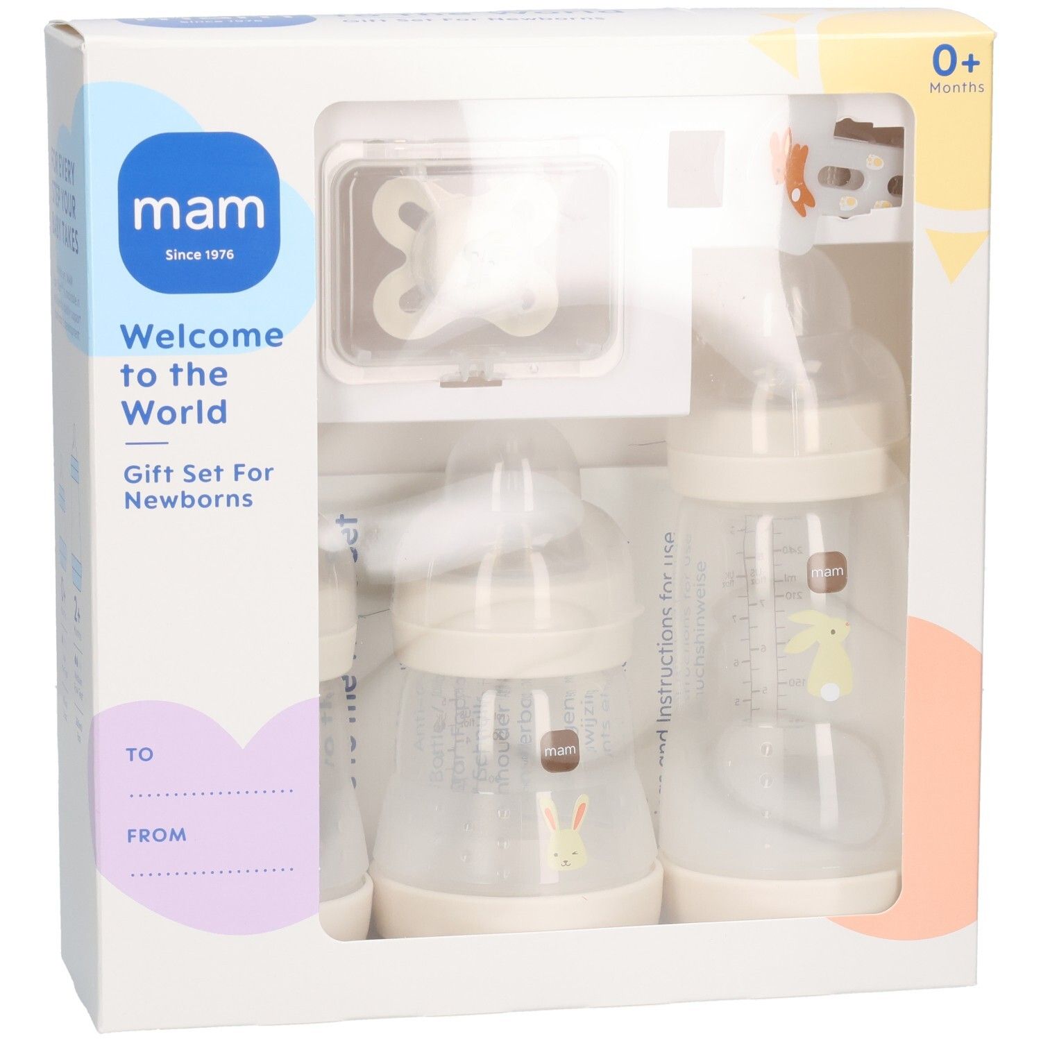 MAM „Willkommen auf der Welt“ Geschenkset, beige