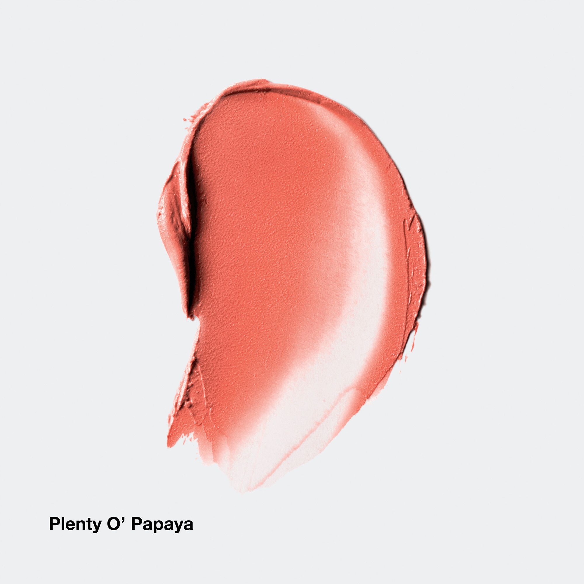 Farbprobe von Clinique Chubby Stick™ Baume couleur joues Plenty O' Papaya. Oranger Farbton.