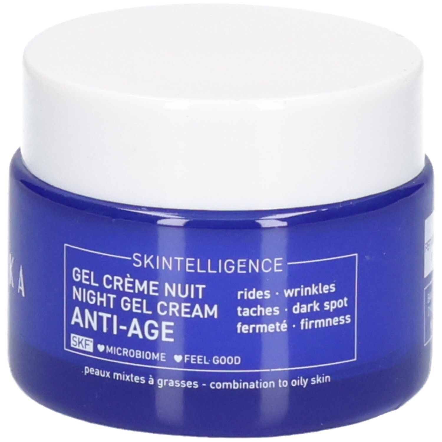 Talika Gel-crème Nuit Anti-Age. Nacht Gel-Creme gegen Falten, Pigmentflecken und für Festigkeit. Für Mischhaut bis fettige Haut.