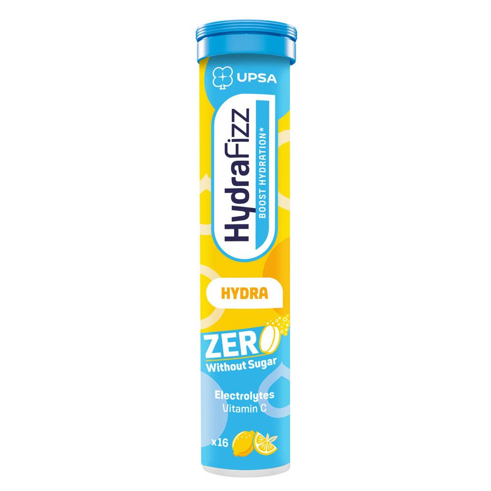 HydraFizz Hydra Zero Röhrchen mit 16 Brausetabletten, Elektrolyte und Vitamin C.